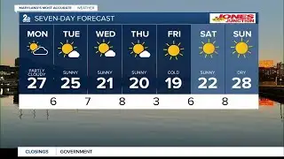 WMAR-2 News Dylan Robichaud Sunday afternoon weather