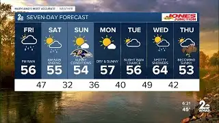 WMAR-2 News Dylan Robichaud Wednesday night weather