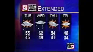 WNYT 11pm Newscast (November 2, 2003; 95% Complete)