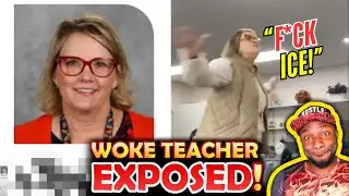 🚨Woke Teacher Exposed SHOUTING DOWN Student Who Supports ICE!