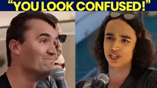 WOKE Transgender HUMILIATED by GENIUS Charlie Kirk on Live TV
