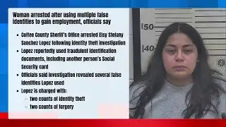 Woman arrested after using multiple false identities to gain employment, officials say