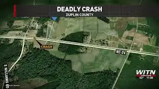 Woman killed in Duplin County crash