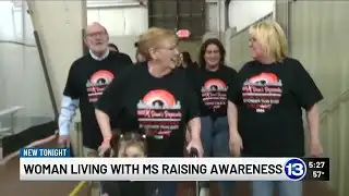Woman living with MS raising awareness