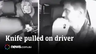 Woman pulls machete on taxi driver over song choice