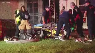 Woman severely burned in house fire