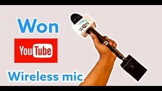 Won wireless reporting journalists microphone with Bluetooth Device