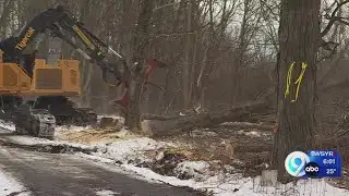 Work begins on clearing the Micron construction site
