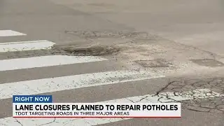 Work continues to repair potholes across the Midstate
