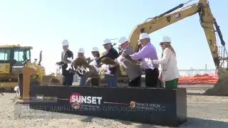 WORK UNDERWAY: Leaders break ground on Sunset Amp. in Broken Arrow