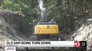 Work underway to remove dilapidated Springfield dam