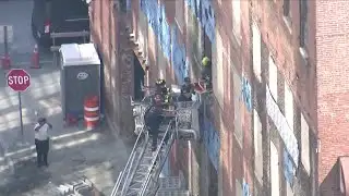 Worker extracted through window after construction site accident