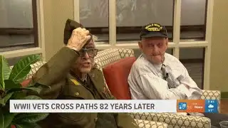 World War II veterans cross paths 82 years later