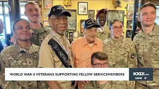 World War II veterans support fellow servicemembers