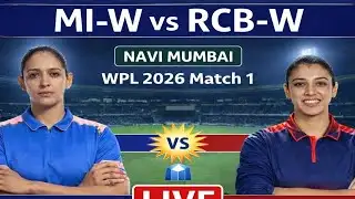 WPL 2026 Match 1 Highlights | MI vs RCB | Full Match News Recap 😱