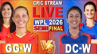 🔴 WPL LIVE : DC Vs GG, Eliminator 2026 - Live Cricket Score & Commentary | DC Vs GG Live Match Today