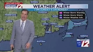 WPRI 12 Weather Forecast 1/29/26 Cold Weather Advisory Issued