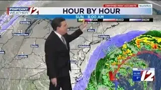 WPRI 12 Weather Forecast 1/30/26 Dry, Bitter Cold Saturday
