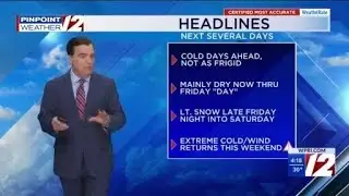 WPRI 12 Weather Now 2/3/26  Windy, Bitter Cold By This Weekend