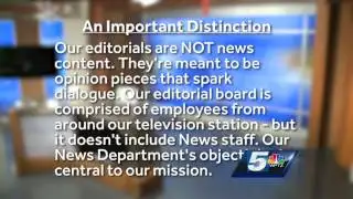 WPTZ Editorial: Why We Editorialize