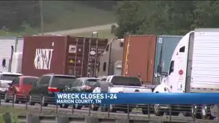 Wreck Forces Closure of I-24