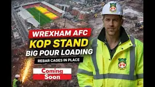 WREXHAM AFC KOP STAND CONSTRUCTION NEWS