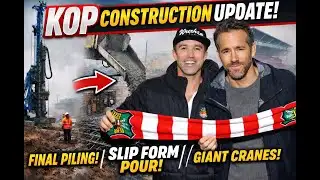 WREXHAM AFC KOP STAND CONSTRUCTION  NEWS