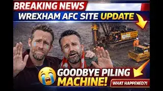 WREXHAM AFC KOP STAND CONSTRUCTION UPDATE