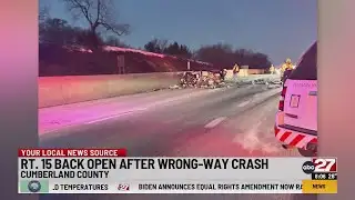 Wrong-way driver causes multi-car crash on U.S. 15; witness describes sighting