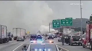 Wrong-way driver hits tractor-trailer head on on I-75 killing 3 in north Georgia