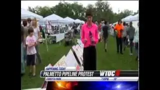 WTOC - Protest of the Palmetto Pipeline