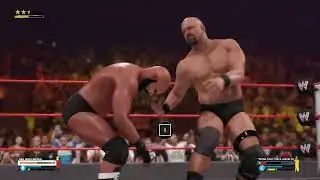 WWE 2K24 Bad News Brown VS "Stone Cold" Steve Austin