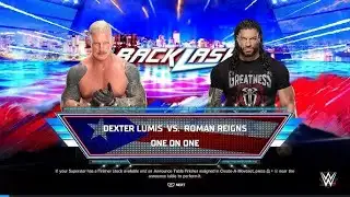WWE 2K24 - Roman Reigns vs Dexter Lumis - FULL MATCH | WWE