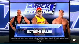 WWE 2K25 - Austin vs. Rock vs. Hogan | Legends Era