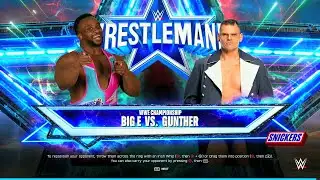 WWE 2K25: Big E vs. Gunther: Extreme Rules Championship