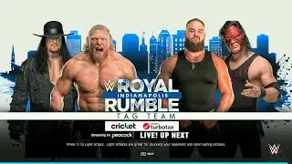 WWE 2K25 FULL MATCH - Undertaker & Lesnar vs. Strowman & Kane - "Monster Among Men" Showdown!