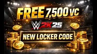 WWE 2K25 MyFACTION 🔥 7,500 VC FREE Locker Code