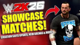 WWE 2K26 Showcase Mode Reveals – New Matches, Arenas, Creation Suite Update & More