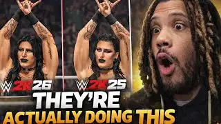WWE 2K26 vs WWE 2K25 Graphic & Model Comparison!