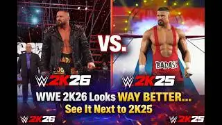 WWE 2K26 vs WWE 2K25 Graphics Comparison | Is It a Big Upgrade?