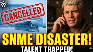 WWE CANCELLED AFTER SNME...WINTER STORM DISASTER...TALENT STRANDED...Wrestling News