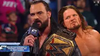 WWE Smackdown 24 Jan 2026 Aj Styles Return & Attack Drew Mclentyre on Smackdown Full Higlights Today