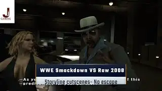 WWE Smackdown VS Raw 2008 Season mode No escape storyline cutscenes