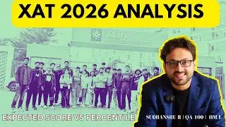 XAT 2026 Score vs Percentile REVEALED 🔥 | 1000+ Student Data | Attempts Analysis LIVE