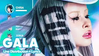 XG - GALA (Line Distribution + Lyrics Karaoke) PATREON REQUESTED