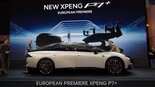 XPENG P7+ Arrives in Europe | The Smart Fastback Debuts in Brussels
