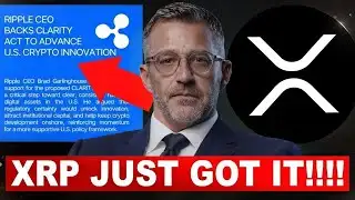 XRP *JUST* GOT IT!!!! MAJOR STATEMENT FROM RIPPLE (XRP) CEO!!!