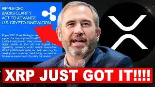 XRP *JUST* GOT IT!!!! MAJOR STATEMENT FROM RIPPLE (XRP) CEO!!!