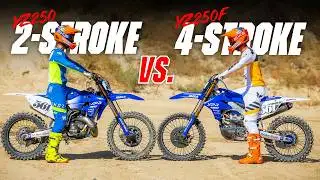 Yamaha YZ250 2-Stroke vs. YZ250F 4-Stroke — No-Expense-Spared Battle!