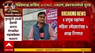 Yavatmal Nagarpalika Election : यवतमाळमध्ये 4 प्रमुख पक्षांच्या उमेदवारांसह 5 अपक्ष रिंगणाात